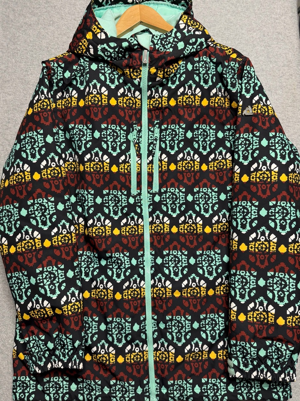 Aperture Women’s XL 10K Waterproof Snowboard Ski Jacket Multicolor Hooded